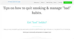 Desktop Screenshot of ifinallyquit.com